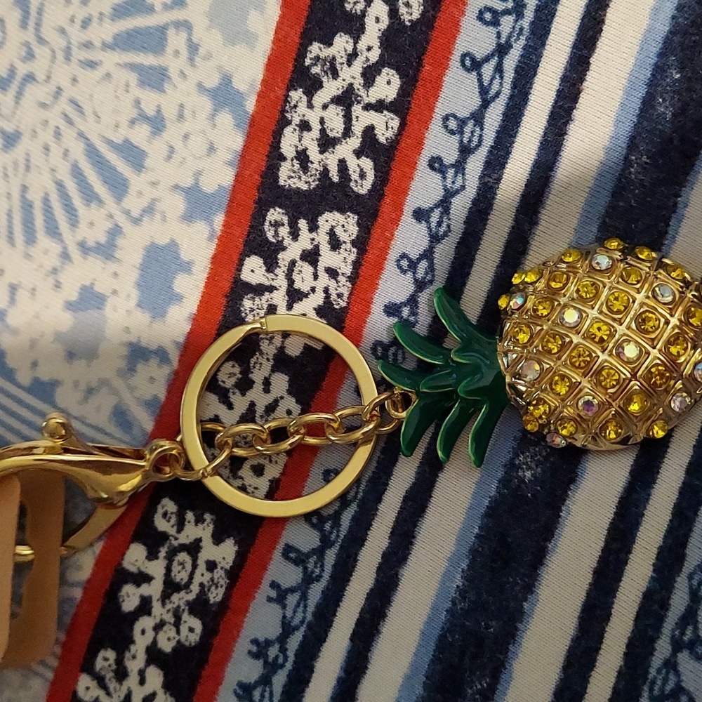 Pineapple bag charm/keychain